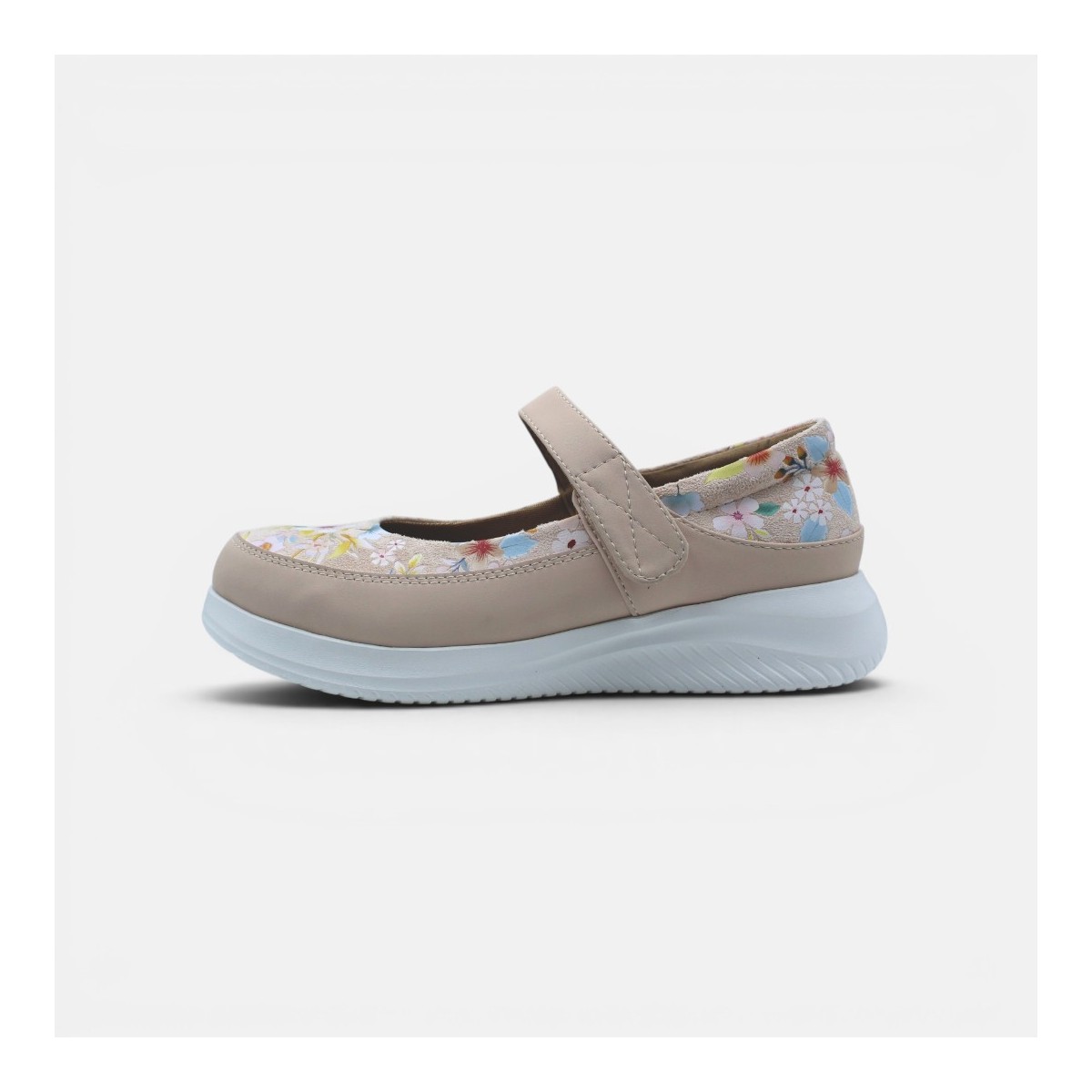Gala Mary Janes - Floral Pink
