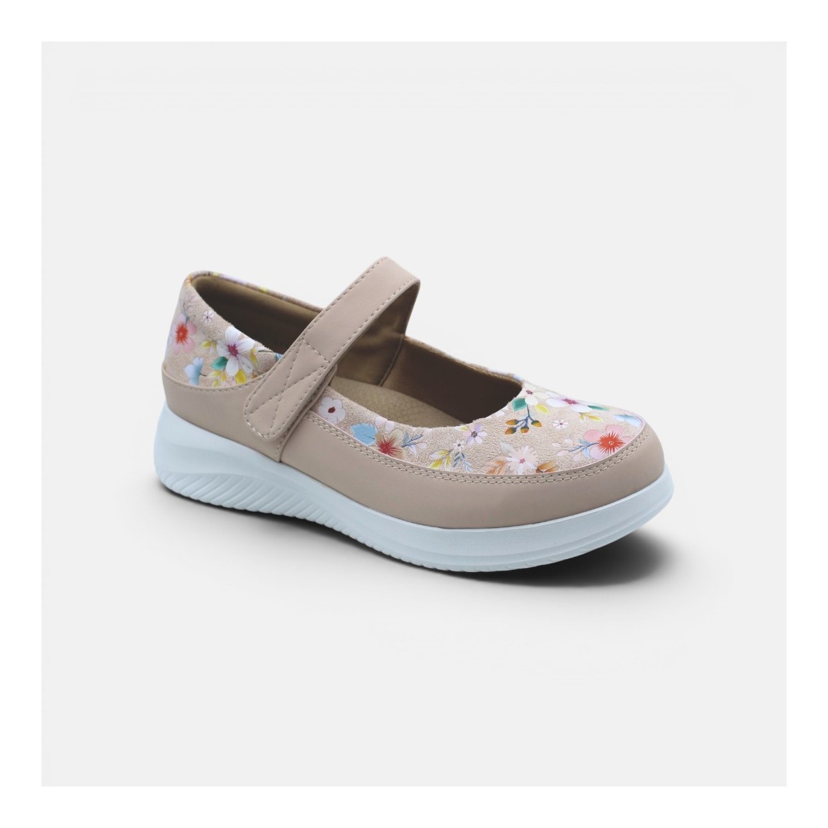 Gala Mary Janes - Floral Pink