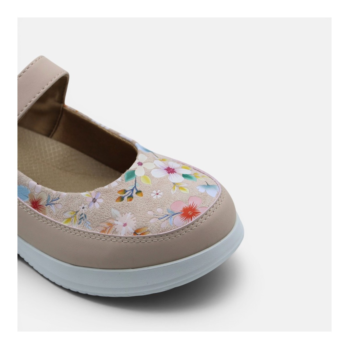 Gala Mary Janes - Floral Pink