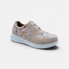 Viral Wide Fit Slip-ons - Floral Pink