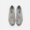 Viral Wide Fit Slip-ons - Floral Beige