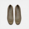Sylva Low Heel Pumps - Gold Floral