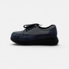 Aren Two Tone Laced Shoes - Navy