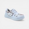 Vira Wide Fit Slip-ons - Floral White