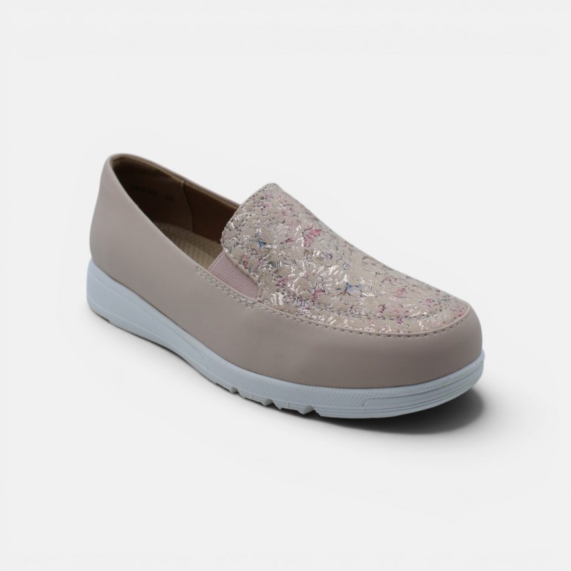 Eden Loafers - Floral Pink