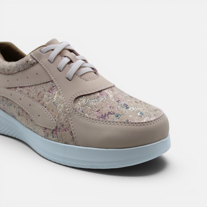 Willow Slip-on Shoes - Floral Pink